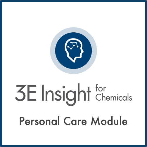 3E Insight for Chemicals - Personal Care Module